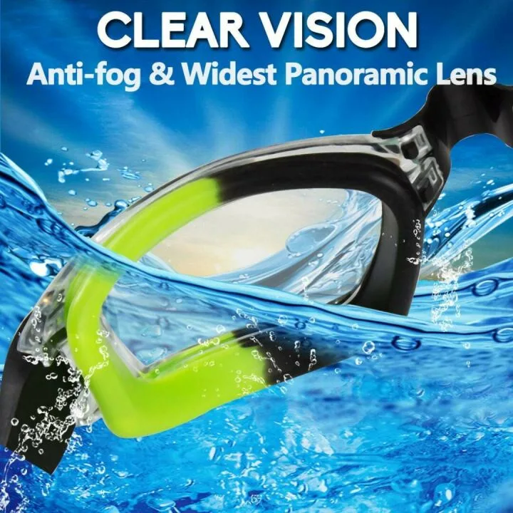 Kids Swim Goggles Pack of 2, Anti-Fog UV Protection
