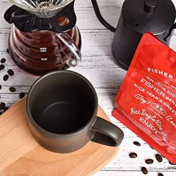 Bosmarlin’s Large Speckled Coffee Mugs Set of 2 17 Oz