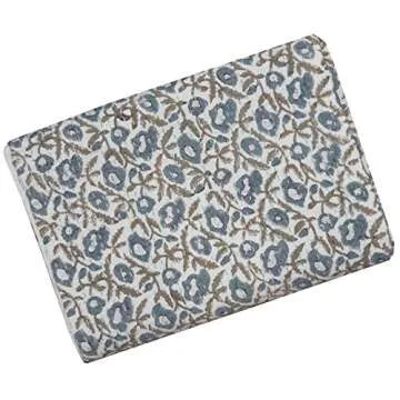 V Vedant Designs Indian Hand Block Floral Print Kantha Quilt Cotton Kantha Throw, Kantha Blanket Bedspread Quilt