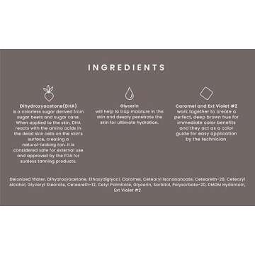 SJOLIE Spray Tan Solution - Luxe 12 - Violet Based Dark Blend | Sunless Tanning Solution for Deep, Dark Bronze Finish, All Natural (32oz)