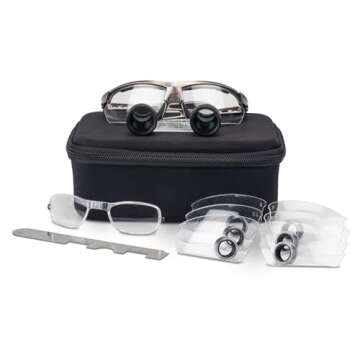 Practicon TTL Easy Size 3X Loupes Kit for Precision Vision