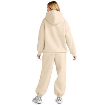 AUTOMET Womens 2 Piece Outfits Lounge Hoodie Sweatsuit Sets Oversized Sweatshirt Baggy Fall Fashion Sweatpants with Pockets