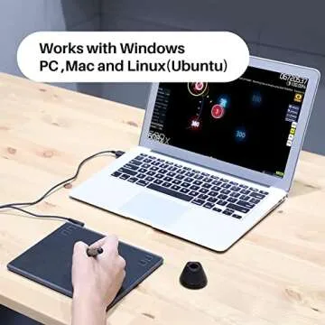 HUION HS64 Drawing Tablet for Digital Art and Design