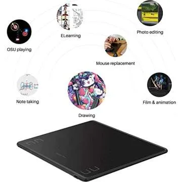 HUION HS64 Drawing Tablet for Digital Art and Design
