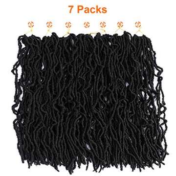SamBraid Soft Locs Crochet Hair 24" - 7 Packs for Black Women