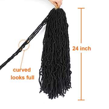 SamBraid Soft Locs Crochet Hair 24" - 7 Packs for Black Women