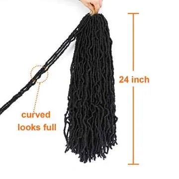 SamBraid Soft Locs Crochet Hair 24" - 7 Packs for Black Women