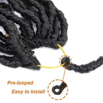 SamBraid Soft Locs Crochet Hair 24" - 7 Packs for Black Women