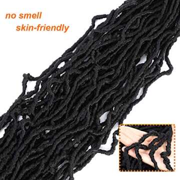 SamBraid Soft Locs Crochet Hair 24" - 7 Packs for Black Women
