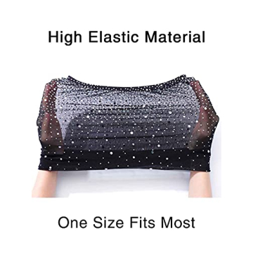 Fstrend Rhinestone Bodysuit Sexy Lingerie Set for Women