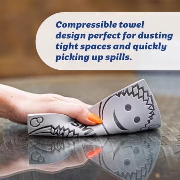 Scrub Daddy Damp Duster Towels – Reusable Dusting Solution