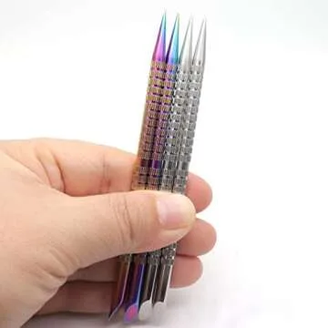 Holographic Stainless Steel Nail Art Sticks Set for Perfect Nails