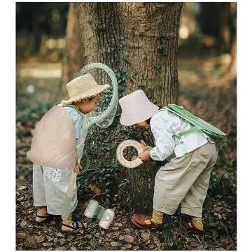 OOOK Kids Explorer Kit, Bug Catching Kit for Kids with Safari Vest and Hat, Camping Adventure Set, Explorer Set Present for Boys and Girls with Bug Catching Net