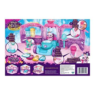 Magic Mixies Magic Potions Truck Playset. Transforms Into A Potion Shop. Create 3 Spells and Potion Surprises for Your Mixlings. Includes 1 Exclusive Mixling