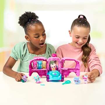 Magic Mixies Magic Potions Truck Playset. Transforms Into A Potion Shop. Create 3 Spells and Potion Surprises for Your Mixlings. Includes 1 Exclusive Mixling