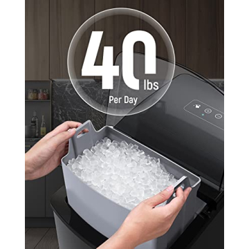 Nugget Ice Maker Machine for Chewy Ice – 40lbs Daily