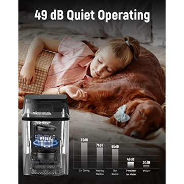 Nugget Ice Maker Machine for Chewy Ice – 40lbs Daily