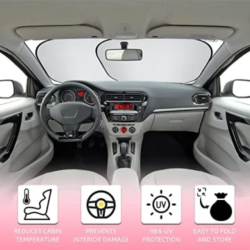 7-Piece Car Sunshade Set for Optimal UV Protection