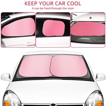 7-Piece Car Sunshade Set for Optimal UV Protection