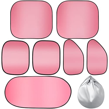 7-Piece Car Sunshade Set for Optimal UV Protection