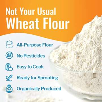 Organic Einkorn Flour for Healthy Baking - 10 lbs