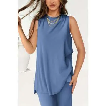 PRETTYGARDEN Women's 2 Piece Lounge Set for Summer Style