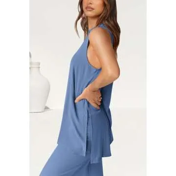 PRETTYGARDEN Women's 2 Piece Lounge Set for Summer Style