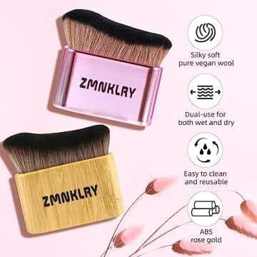 zmnklry Self Tanner Brush for Flawless Tan Application