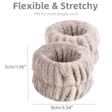 Soft & Absorbent Face Washing Wristbands for Women