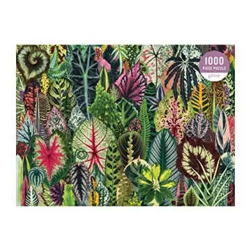 Galison Houseplant Jungle 1000 Piece Jigsaw Puzzle