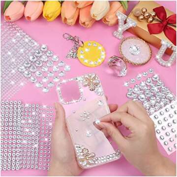 2032 Pieces Cridoz Self Adhesive Face Gems Stickers - Makeup & Crafts