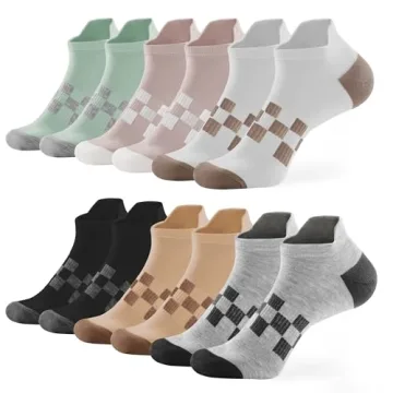 Honeysea Socks for Women - Stylish Ankle Compression Running Socks for Comfort