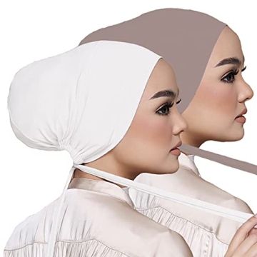 Stylish Hophor Under Scarf Hat Hijab Inner Cap - 2PC Set