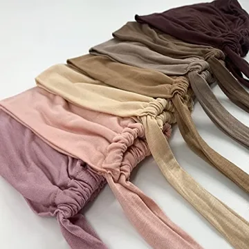 Hophor Women Under Scarf Cap with Tie-Back Closure