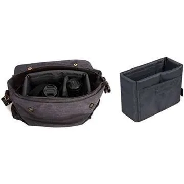 S-ZONE Water Resistant DSLR SLR Camera Insert Bag Inner Case Bag(Medium)