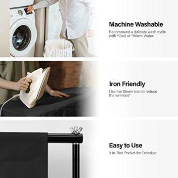 Julius Studio 6 ft X 9 ft Black Chromakey Photo Video Photography Studio Fabric Backdrop Background Screen, JSAG102