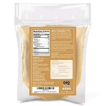 Healthworks Maca Powder Raw (16 Ounces / 1 Pound) | Certified Organic Flour Use | Keto, Vegan & Non-...