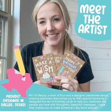 Hadley Designs 54 Happy Birthday Cards Bulk with Envelopes – Assorted Birthday Cards for Kids and ...