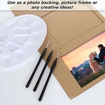 50 Pack Corrugated Cardboard Sheets for Crafts & Shipping