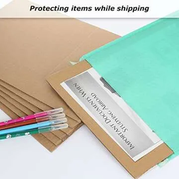 50 Pack Corrugated Cardboard Sheets for Crafts & Shipping