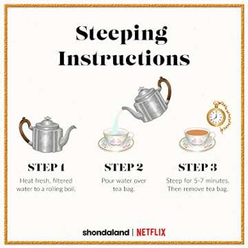 The Republic of Tea – Bridgerton Newton Ginger Biscuit Tea, 36 Tea Bags, Caffeine-Free