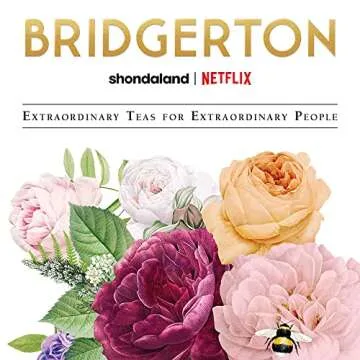 The Republic of Tea – Bridgerton Newton Ginger Biscuit Tea, 36 Tea Bags, Caffeine-Free