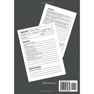 Made with Love Blank Recipe Book: Blank Recipe Journal to Write In, Do It Yourself Blank Cookbook, 7...