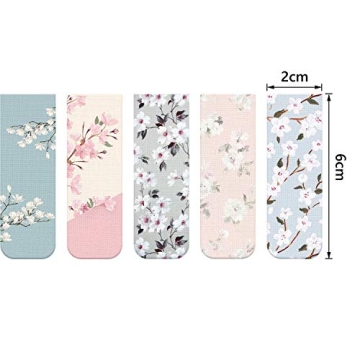 Chinco Magnetic Bookmarks - Colorful Page Markers Set