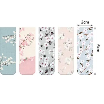 Chinco Magnetic Bookmarks - Colorful Page Markers Set