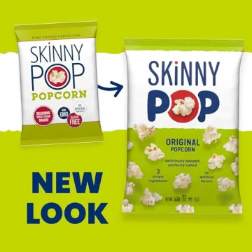 SkinnyPop Original Dairy-Free Popcorn 8oz Family Size