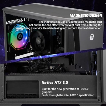 NINGMEI Soul Gaming PC with Ryzen 5 5600GT and 512GB SSD