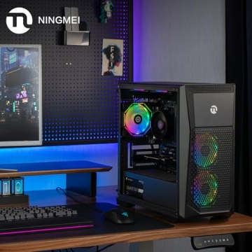 NINGMEI Soul Gaming PC with Ryzen 5 5600GT and 512GB SSD