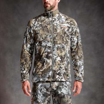 SITKA Gear Men's Hunting Insulated Ambient Jacket, Optifade Elevated II, XLT
