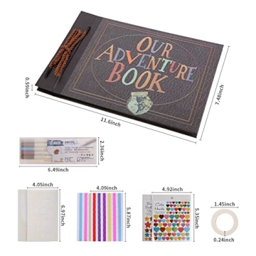 Self Adhesive Photo Album with 80 Pages for DIY Memories